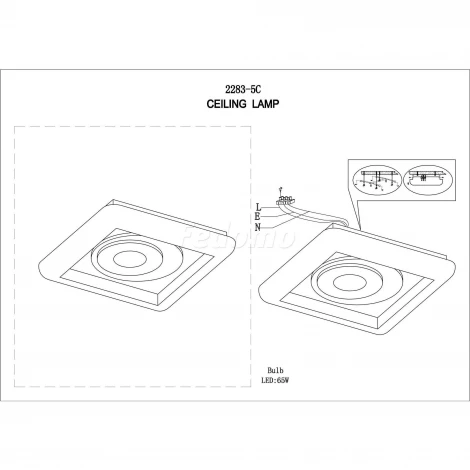 Потолочный светильник F-Promo Ledolution 2283-5C