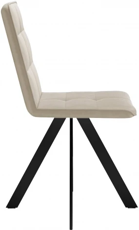 Стул DikLine 230 поворотный B03 BEIGE, ножки черные