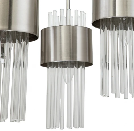 Подвесная люстра Garda 656/6PL E14*40W Satin nickel