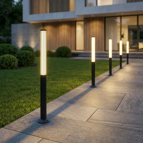 Наземный светильник светодиодный Elektrostandard Peak 35196/F черный