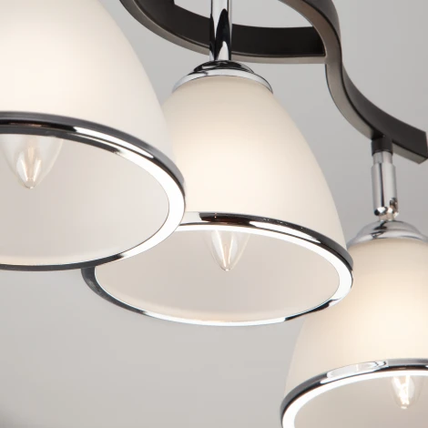 Потолочная люстра Eurosvet 9612 9612/3 хром/венге