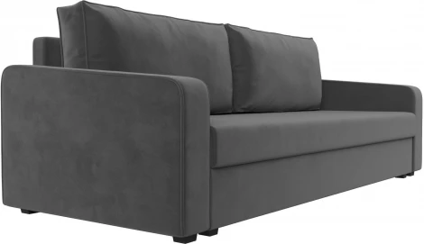 Диван прямой Лига-009 (Серый/Велюр) Лига Диванов арт.118045