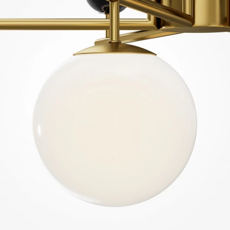 Потолочная люстра на штанге Maytoni Museo MOD436PL-07BS