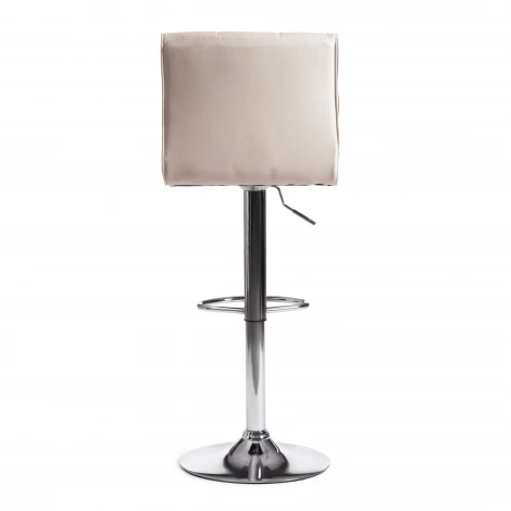 Стул барный BARBER (mod. KY711D) белый/черный/хром (металл/экокожа)