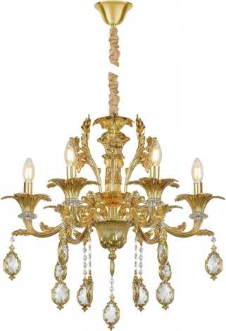 Подвесная люстра AM Group CLEOPATRA CLEOPATRA SP6 GAB (220V, на цепи, подсвечник, свеча)