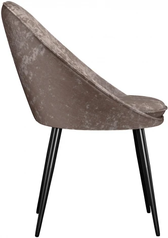 Стул DikLine 234 поворотный, M05 шоколад, ножки черные арт.00-00076169