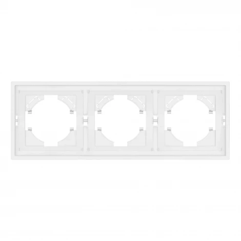 Рамка пластиковая FRM-TENDO-PL-3-WH (Arlight, Белый) 053843