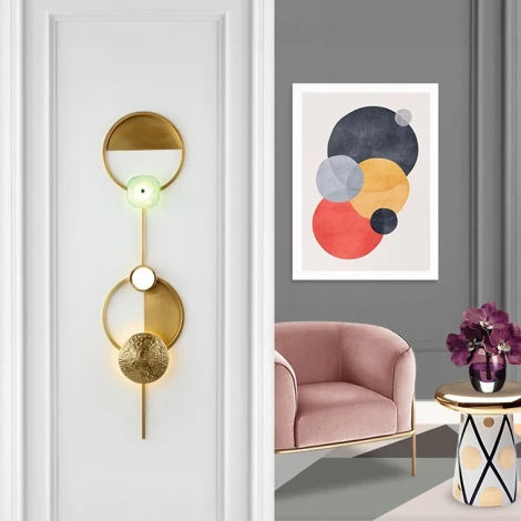 Настенный светильник (бра) Shield D ImperiumLoft Shield01 (158395-26) (LED, 220V)