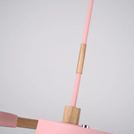 Потолочная люстра на штанге LED TURNA DBL L12 Pink ImperiumLoft Turna-Dbl01 (229083-26, Умный дом, WiFi, голосовое управление)