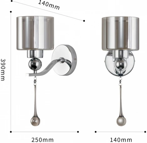 Бра Arte Milano Neapolis-79207 279207/1B Ni (220V)