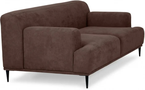 Диван Portofino 2-х местный ОГОГО (арт.583338), (Рогожка/Коричневый)