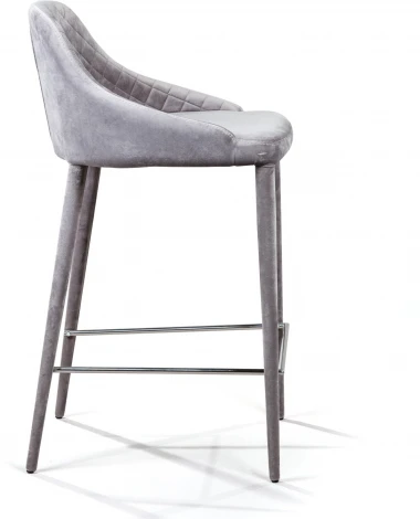 Стул полубарный Douglas, бархат серый Top Concept DOUGLAS 2000000000282