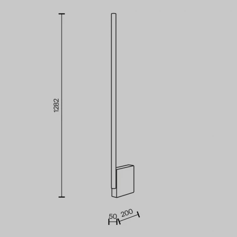 Торшер Maytoni Solid MOD277FL-L24GR3K (LED, 220V, выключатель)