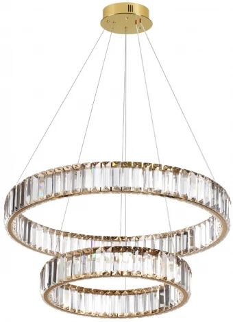 Подвесная люстра ярусная Vekia 5015/60L (LED, 220V, на тросе)