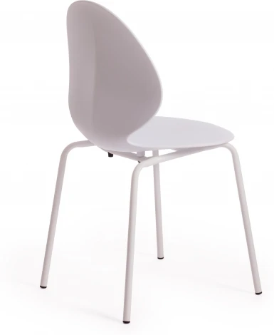 Обеденный стул Tetchair EBAY (Металл,Пластик/Белый)