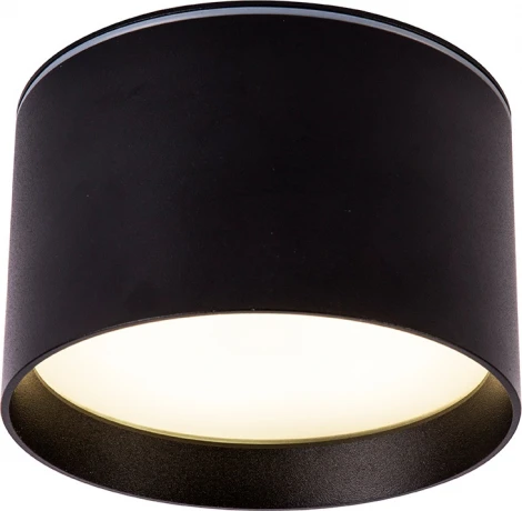 Светильник потолочный Feron HL373 48733 25W, GX70, черный (220V, круглые, IP44)