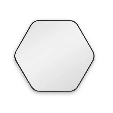 Hexagon M Black Зеркало в тонкой раме Smal Art-Zerkalo SM155BL 13780