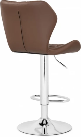 Барный стул Woodville Porch brown / chrome