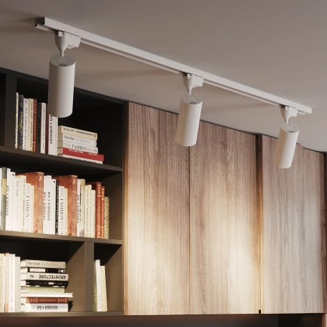 Трековый светильник Gauss Track Lights LED TR075 (220V, круглые)