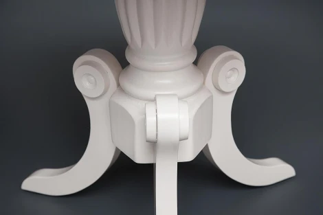 Стол MEEN (MO-ET) дерево гевея/мдф, 59х59х55см, ivory white (слоновая кость 2-5) Tetchair 12488