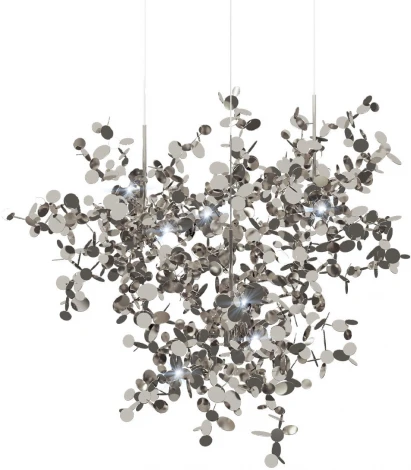 Подвесная люстра Loft It Spark 10101/3 Chrome (220V, на проводе, лепестки)