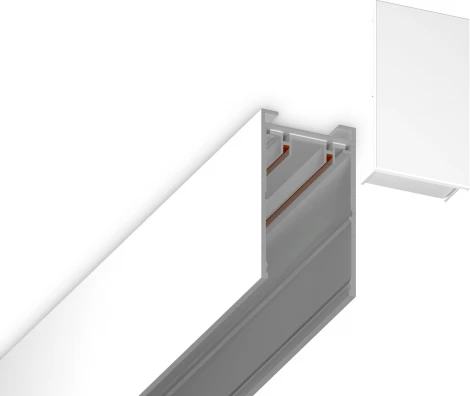 Заглушка для накладного магнитного шинопровода Ambrella TRACK SYSTEM GL1057