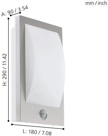 Настенный светильник уличный Eglo Verres 97238 (220V)