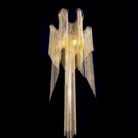 Торшер Loft It Stream 10208F Gold (220V, подвески, выключатель)