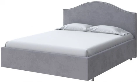 PROxSON Кровать Classic (Ткань: Велюр Teddy Мокрый асфальт) 80x200