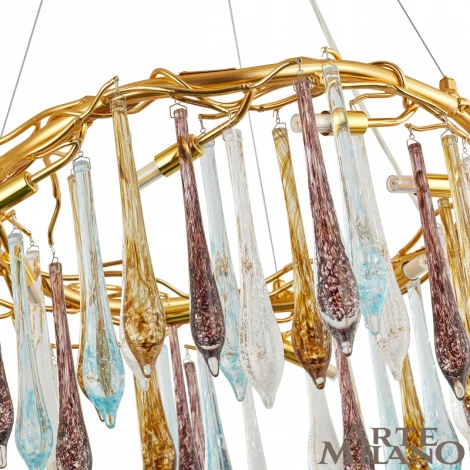 Подвесной светильник Arte Milano 500.D800.H350.G9.10 G (220V, подвески, на тросе, ветки)