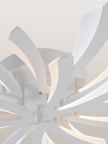 Потолочная люстра светодиодная с пультом ДУ 144W, белый, LED Natali Kovaltseva Vio LED LAMPS 81454