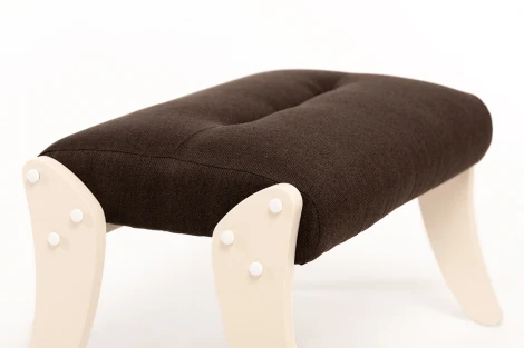 Пуф Leset Дэми (Фанера,Рогожка/Слоновая кость) арт.4687204634130