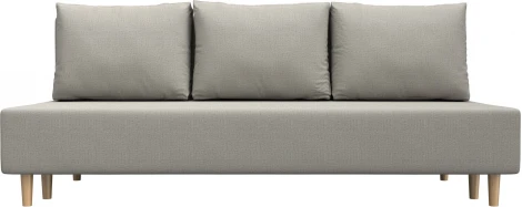 Диван прямой Лига-033 (Бежевый/Рогожка) Лига Диванов арт.124709