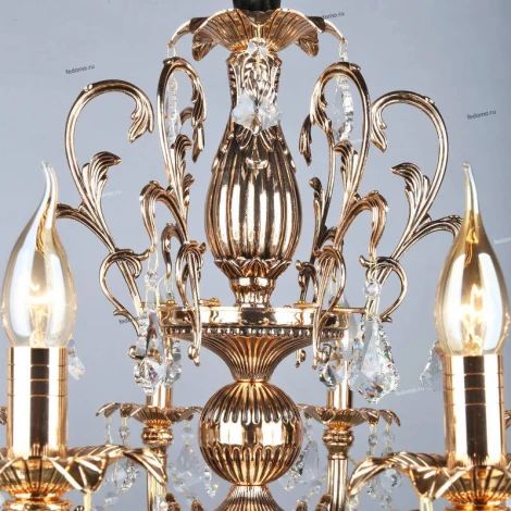 Подвесная люстра Omnilux Grosseto OML-77723-12 (220V, на цепи, подсвечник, свеча)