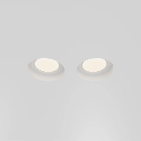 Точечный светильник встраиваемый Maytoni Gyps Modern DL002-GU10-02-W