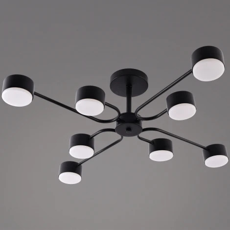 Потолочная люстра на штанге Reluce 03708-0.3-08 BK GX53