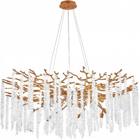 Подвесная люстра хрустальная Arte Milano Milano-1 23110.1000.14.G9.A IB (220V, на тросе)