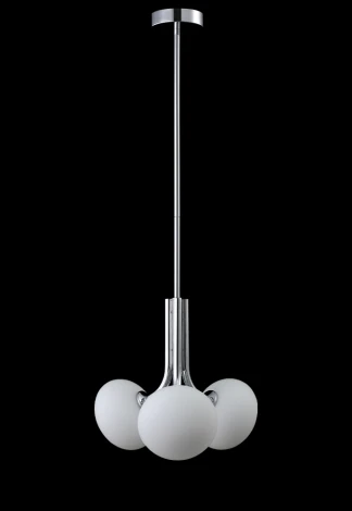 Потолочная люстра на штанге Crystal Lux Alicia SP3 CHROME/WHITE