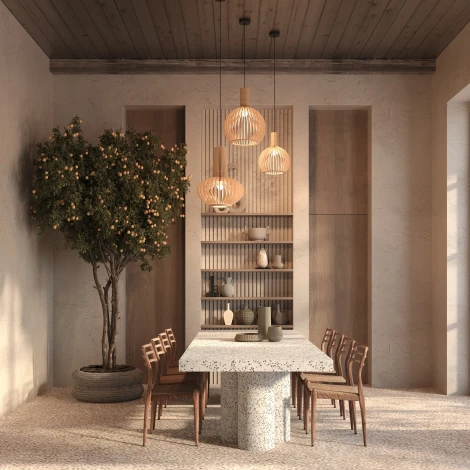 Подвесной светильник Maytoni Roots MOD194PL-01W (220V, на проводе, шар)