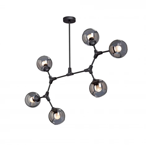 Потолочная люстра на штанге Vitaluce V4823-1/6PL (220V, шарики)