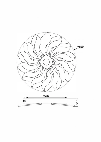 Потолочная люстра Freya Cameron FR10023CL-L127W