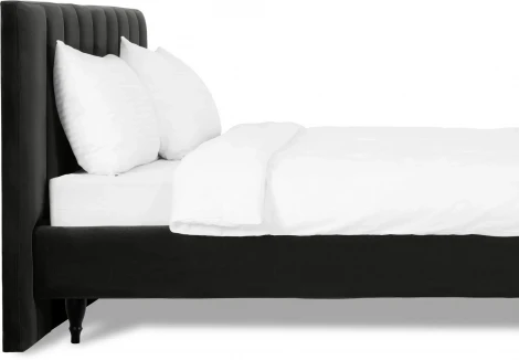 Кровать Queen II Sofia L 1600 ОГОГО (арт.577472), (Ткань/Черный)