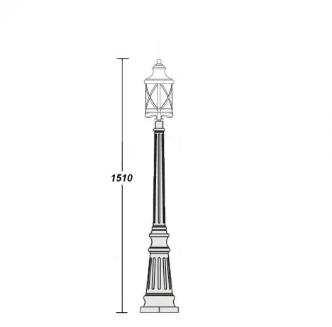 Наземный фонарь Oasis Light Lucerna Bg 84811