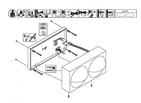 Настенный светильник уличный светодиодный Oasis Light SIDNEY LED W2096-2-3K Gr (220V, IP65)