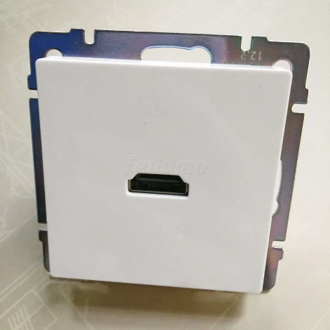 Розетка встраиваемая HDMI Werkel, белый