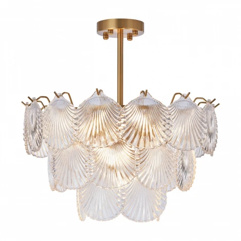 Потолочная люстра на штанге Arte Milano Rim 312008/D500 BS (220V, ракушка)