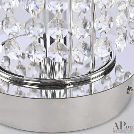 Интерьерная настольная лампа хрустальная APL LED Rimini S500.L3.15-26.A.E14