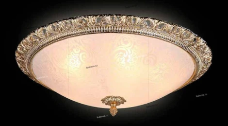 Люстра потолочная Natali Kovaltseva Gisele, 5 ламп, золото, белый