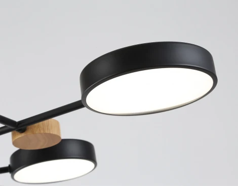 Потолочная люстра светодиодная на штанге с регулировкой цветовой температуры Ambrella COMFORT FL4863 (220V)