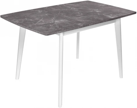 Стол Bradex Home Oslo раскладной 120-160x80x76см, Мрамор Сиена, белый (RF 0585)